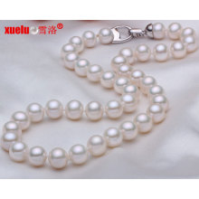 Wholesale 8-9mm Perfect Round Classic Weeding Pearl Necklace